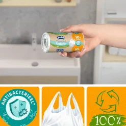 Huishoud & Vuilniszakken<Swirl Pedaalemmerzakken Badkamer Scheurvast & Lekvrij 10 liter 37 stuks