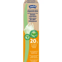 Pedaalemmerzakken Bio 20 liter 6 stuks^Swirl Outlet