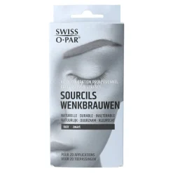 Wenkbrauw- En Wimperverf<Swiss-o-Par Professionele Verfset Wenkbrauwen Zwart 1 set