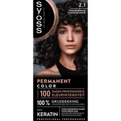 Haarkleuring<Syoss Baseline Haarverf 2-1 Zwartbruin