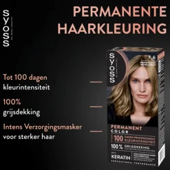 New Baseline Haarverf 7-6 Middenblond Haarkleuring