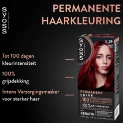 Online Baseline Haarverf 5-29 Intens Rood Haarkleuring