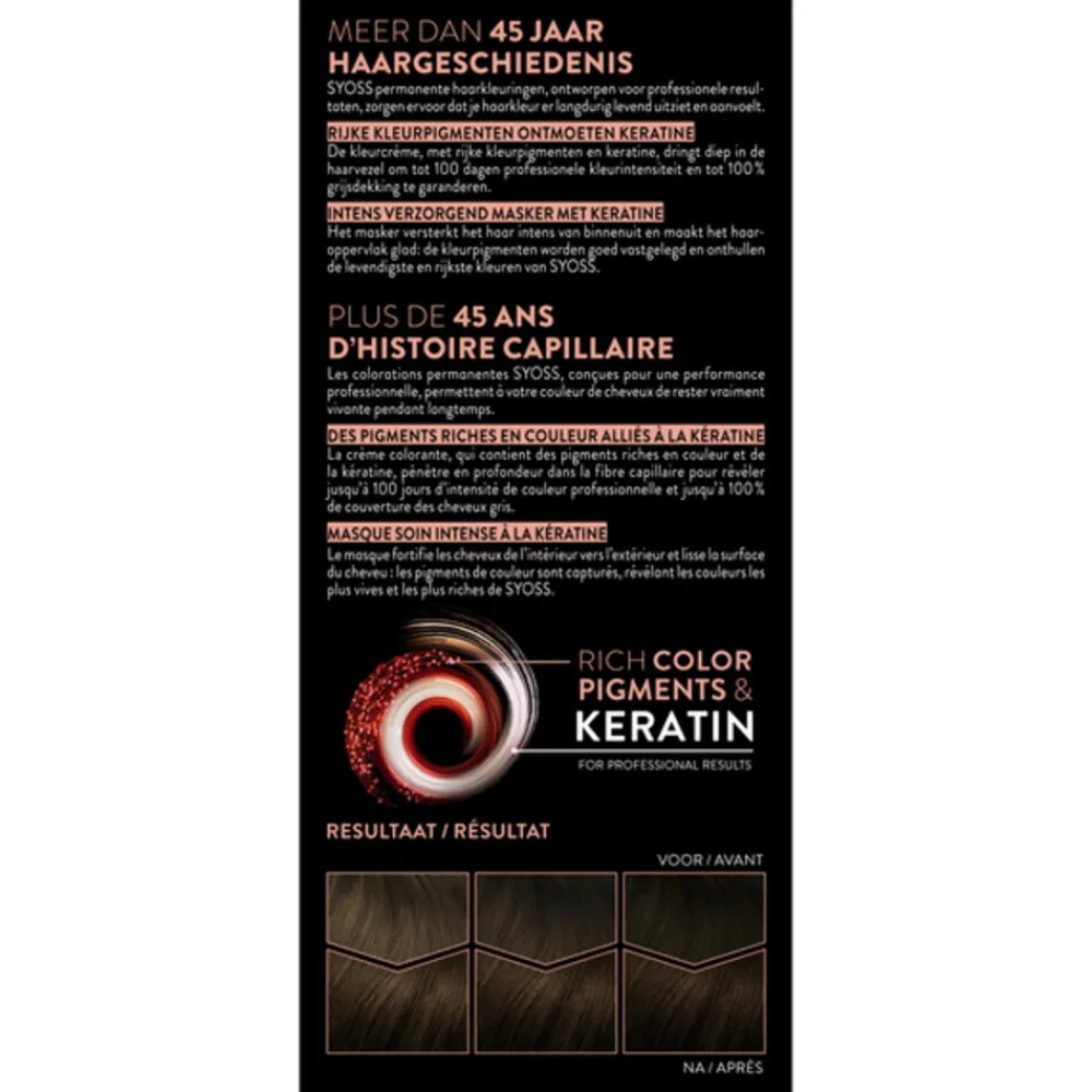 Haarkleuring<Syoss Baseline Haarverf 4-1 Middenbruin