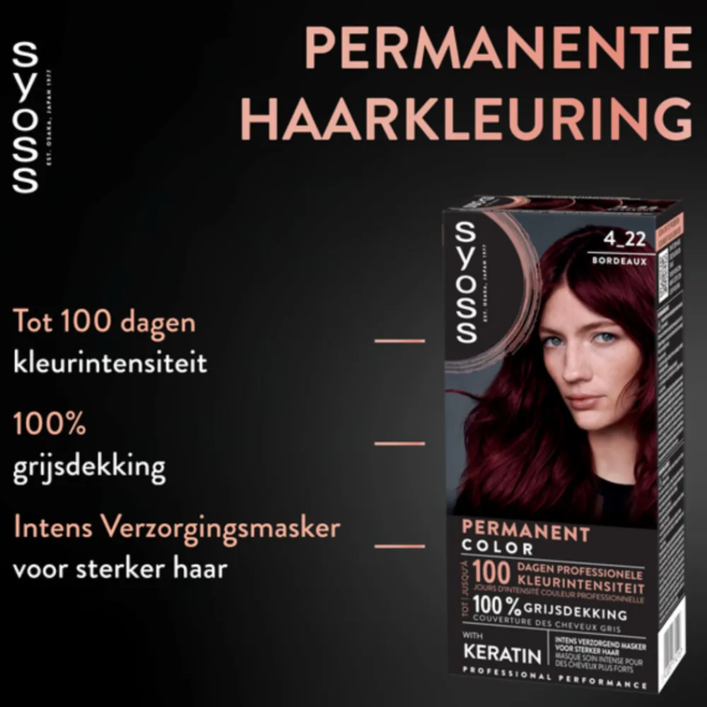 Discount Baseline Haarverf 4-22 Scarlet Red Haarkleuring