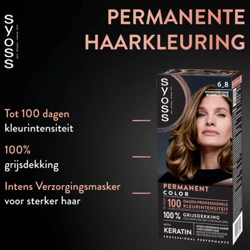 Outlet Baseline Haarverf 6-8 Donkerblond Haarkleuring