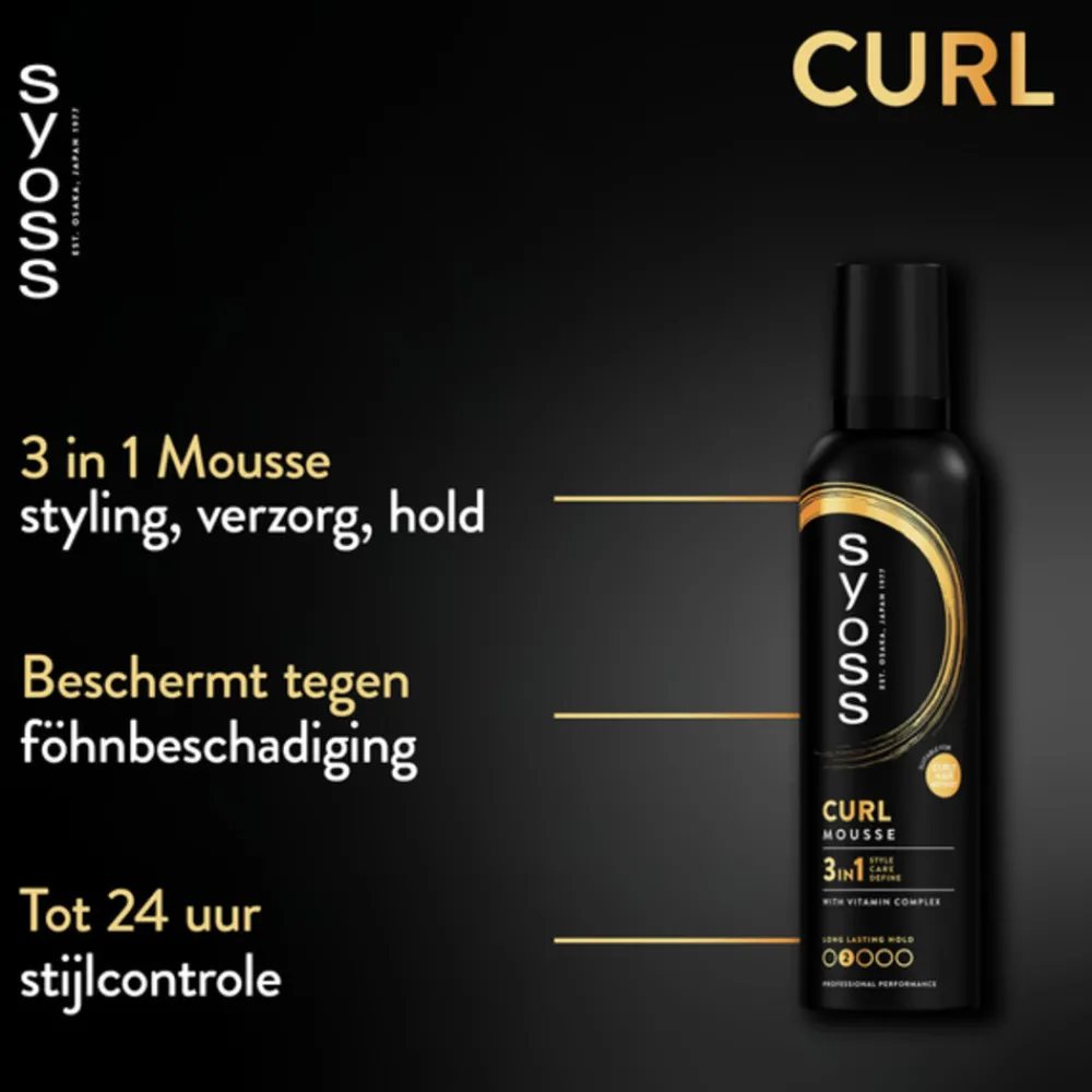 Curl Haarmousse 250 ml^Syoss Outlet