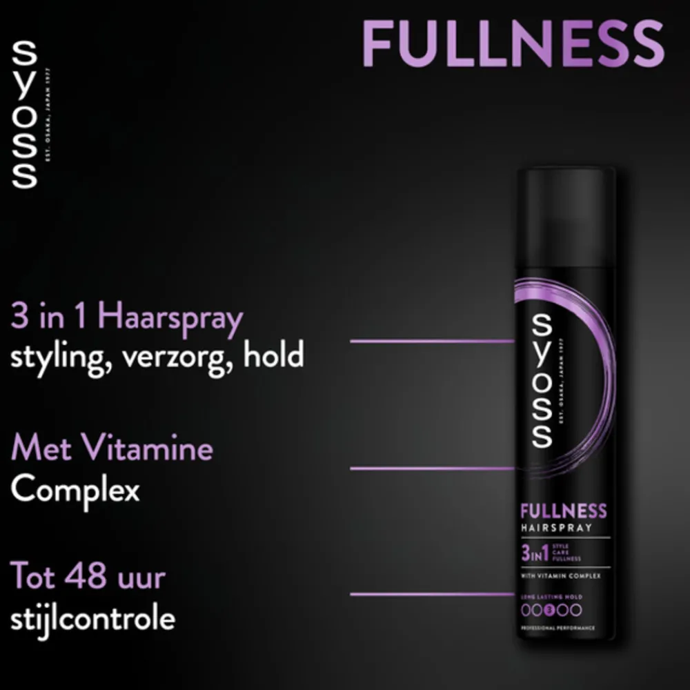 Fullness Haarspray 300 ml^Syoss