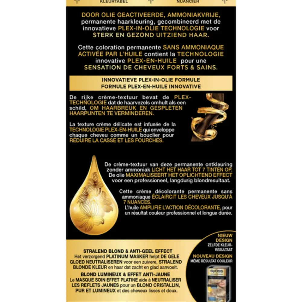 Haarkleuring<Syoss Oleo Intense 12-00 Zilverblond Haarverf