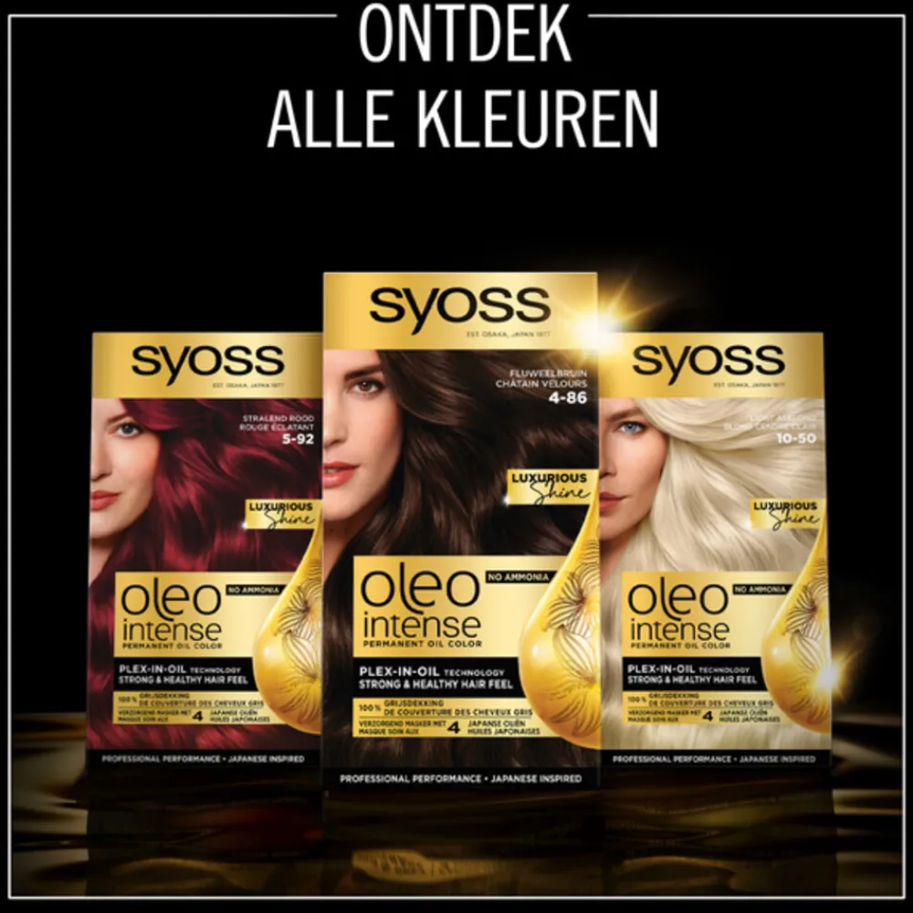 Haarkleuring<Syoss Oleo Intense 12-00 Zilverblond Haarverf