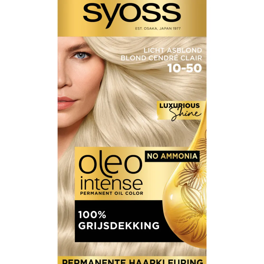Hot Oleo Intense Haarverf 10-50 Licht Asblond Haarkleuring