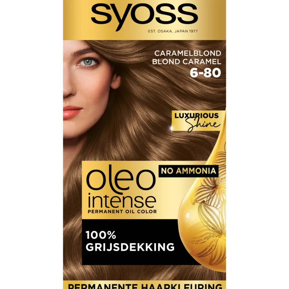 Oleo Intense Haarverf 6-80 Caramel Blond^Syoss Discount