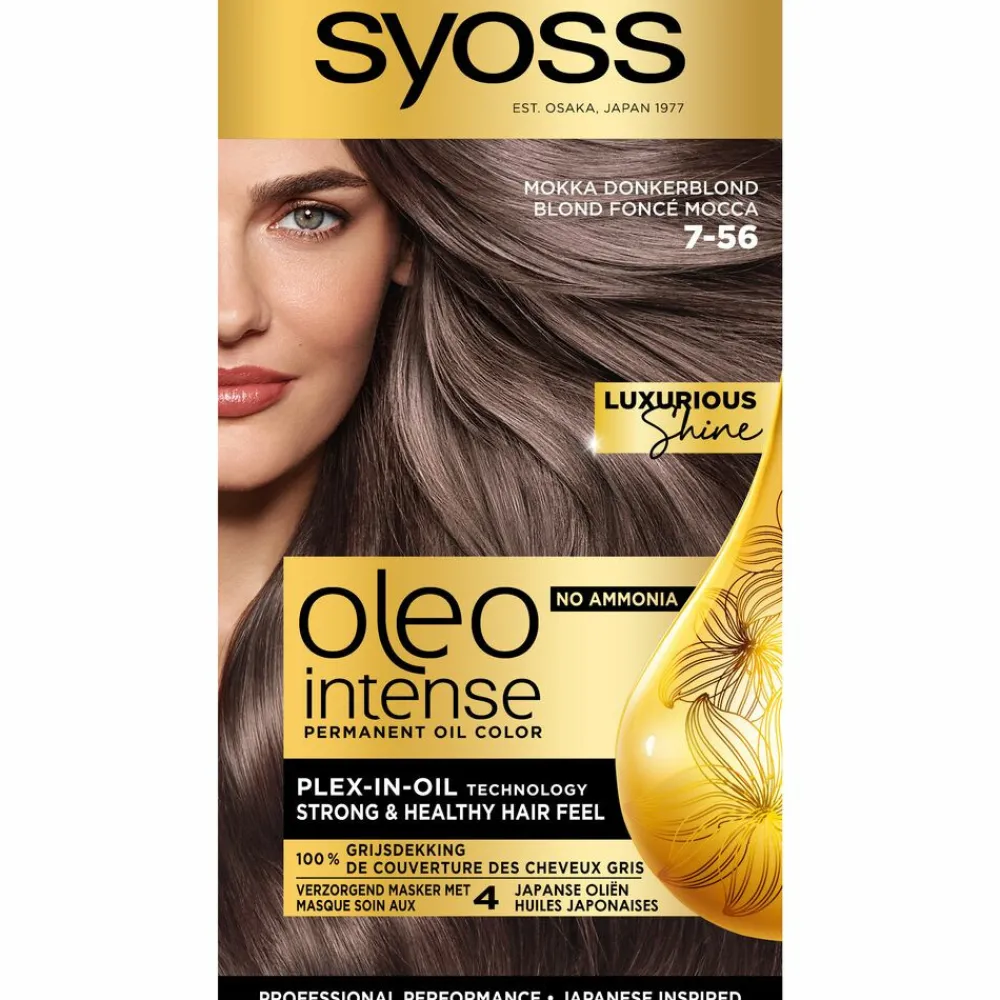 Haarkleuring<Syoss Oleo Intense Haarverf 7-56 Mokka Donkerblond