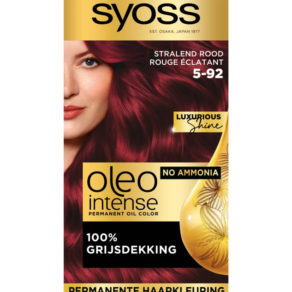 Haarkleuring<Syoss Oleo Intense Haarverf 5-92 Stralend Rood