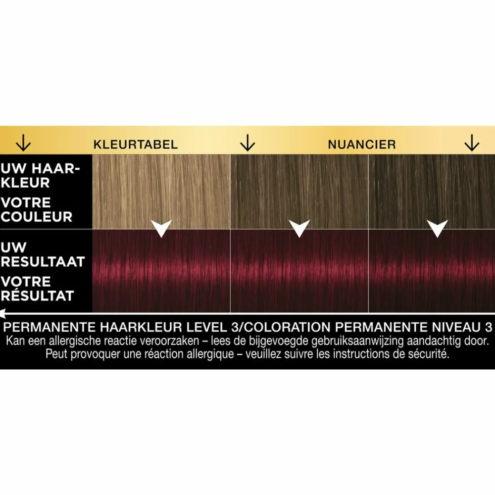 Hot Oleo Intense Haarverf 4-23 Bordeaux Rood Haarkleuring