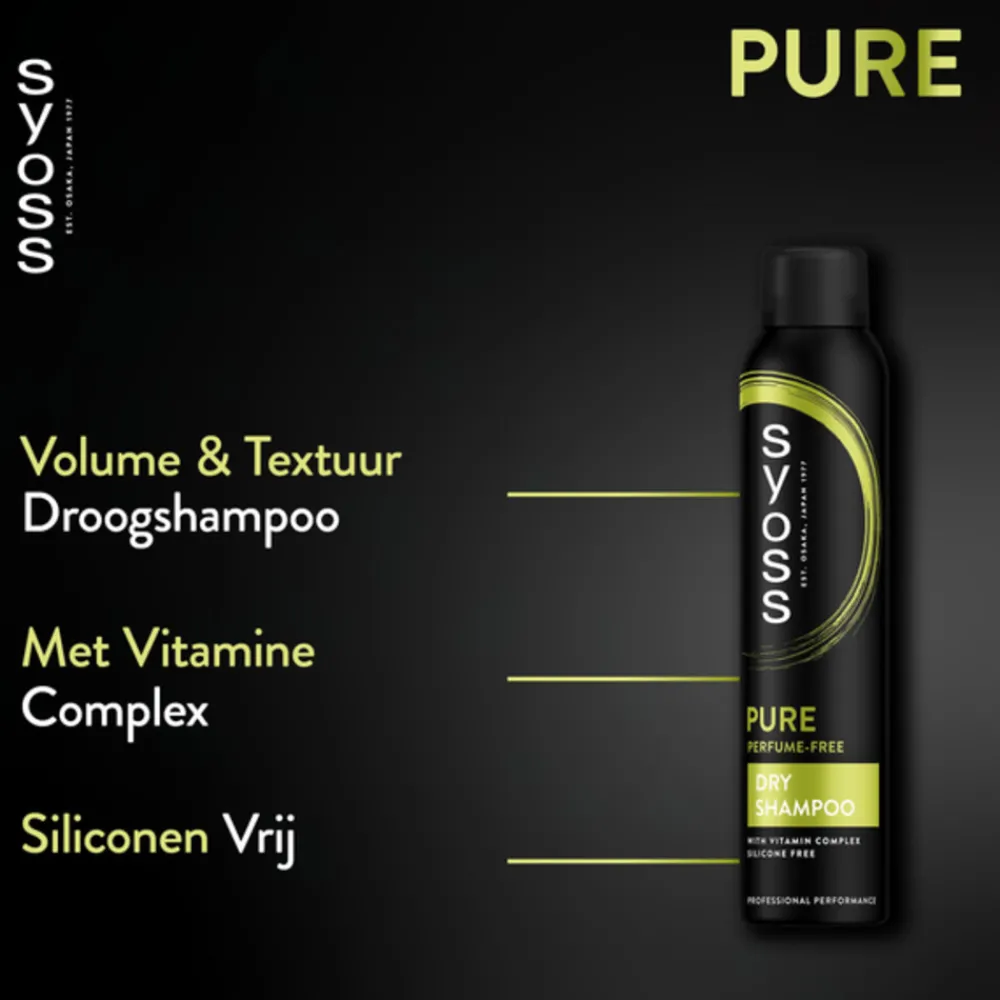 Pure Fresh Droogshampoo 200 ml^Syoss Online