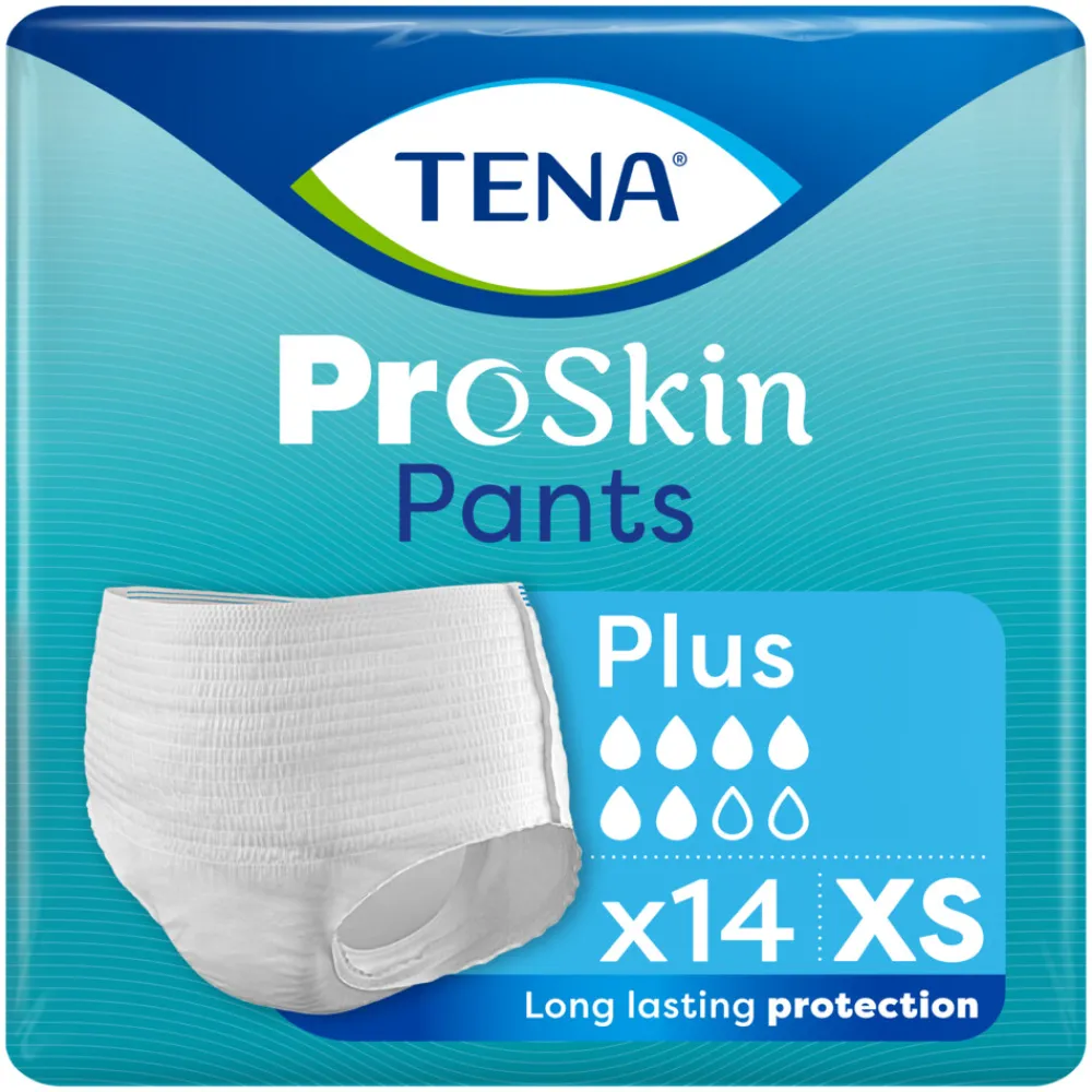 Incontinentie<TENA Proskin Pants Plus XS 14 stuks