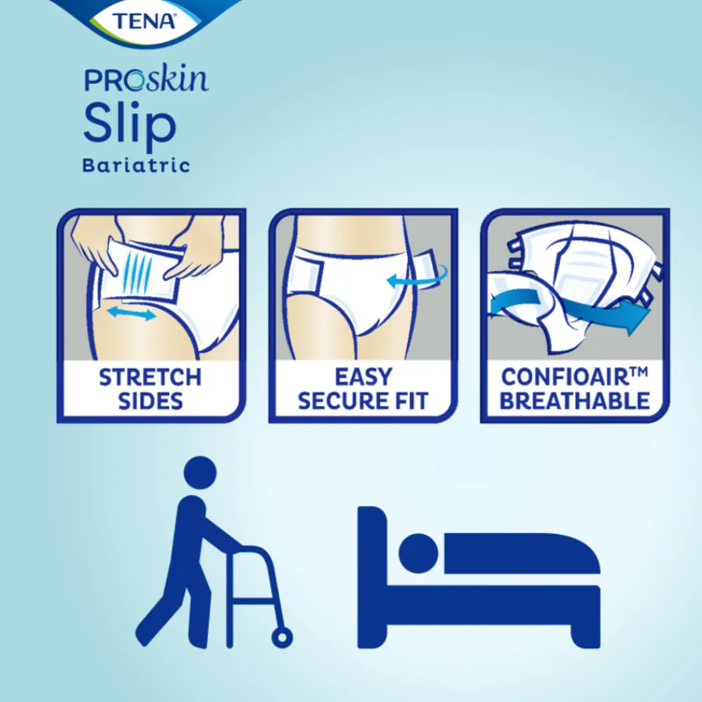 Incontinentie<TENA Proskin Slip Bariatric Super 3XL 8 stuks
