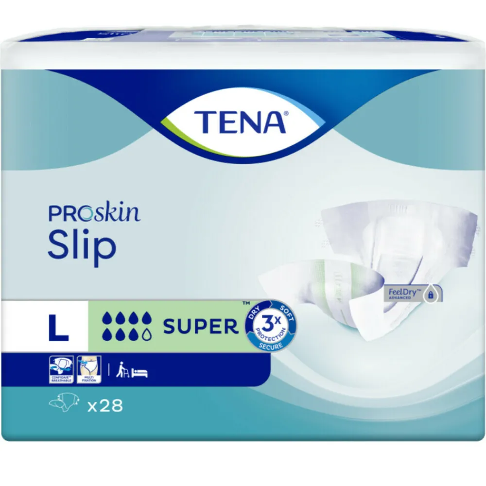 Incontinentie|Intiemhygiëne<TENA Proskin Slip Super L 28 stuks