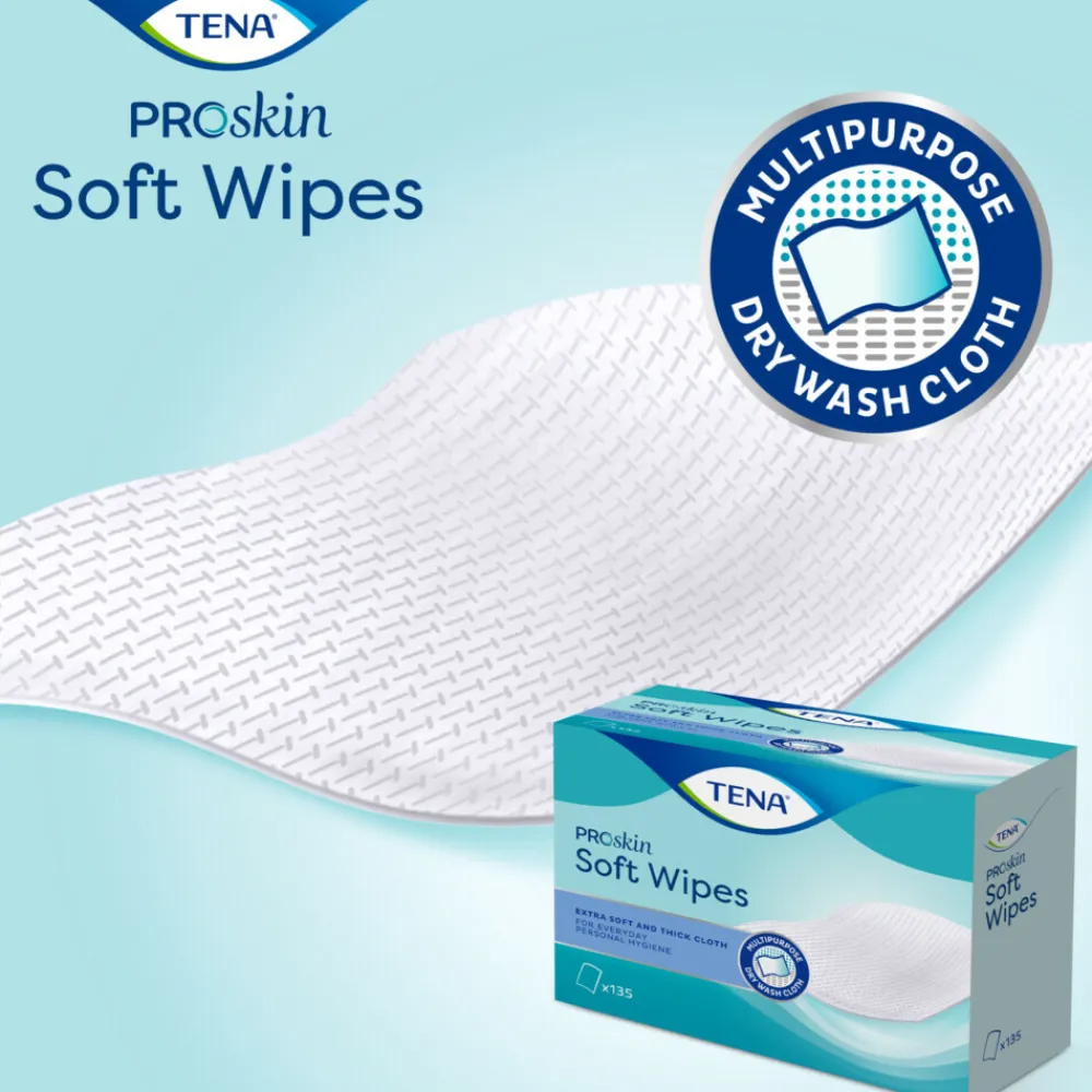 Proskin Soft Wipes 30 x 32 cm 135 stuks^TENA Outlet