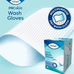 Bad & Douche<TENA Proskin Wash Gloves Plastic Binnenkant 175 stuks