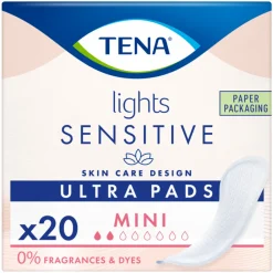 Sensitive Lights Ultra Pads Mini 20 stuks^TENA Hot