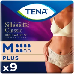New Silhouette Classic Underwear High Waist Blanc Plus M 9 stuks Incontinentie