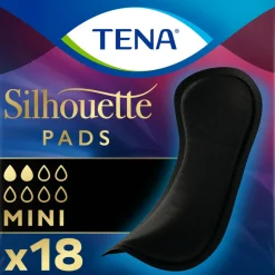Incontinentie|Intiemhygiëne<TENA Silhouette Pads Black Mini 18 stuks