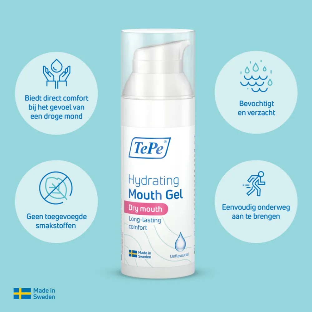 Online Hydraterende Mondgel zonder Smaak 50 ml Specialistische Mondverzorging|Spoelen & Poetsen