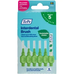 Interdentale Ragers Original 0,8 mm Groen 6 stuks^TePe New