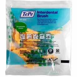 Flossen & Ragen<TePe Interdentale Ragers Extra Soft 0,45 mm Maat 1 Lichtoranje 20 stuks
