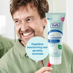 Spoelen & Poetsen<TePe Pure Tandpasta Mild Peppermint 75 ml