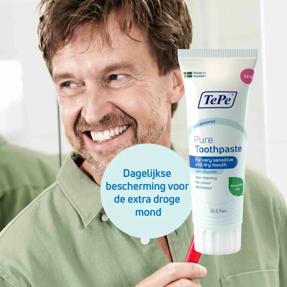 Hot Pure Tandpasta Unflavoured 75 ml Spoelen & Poetsen