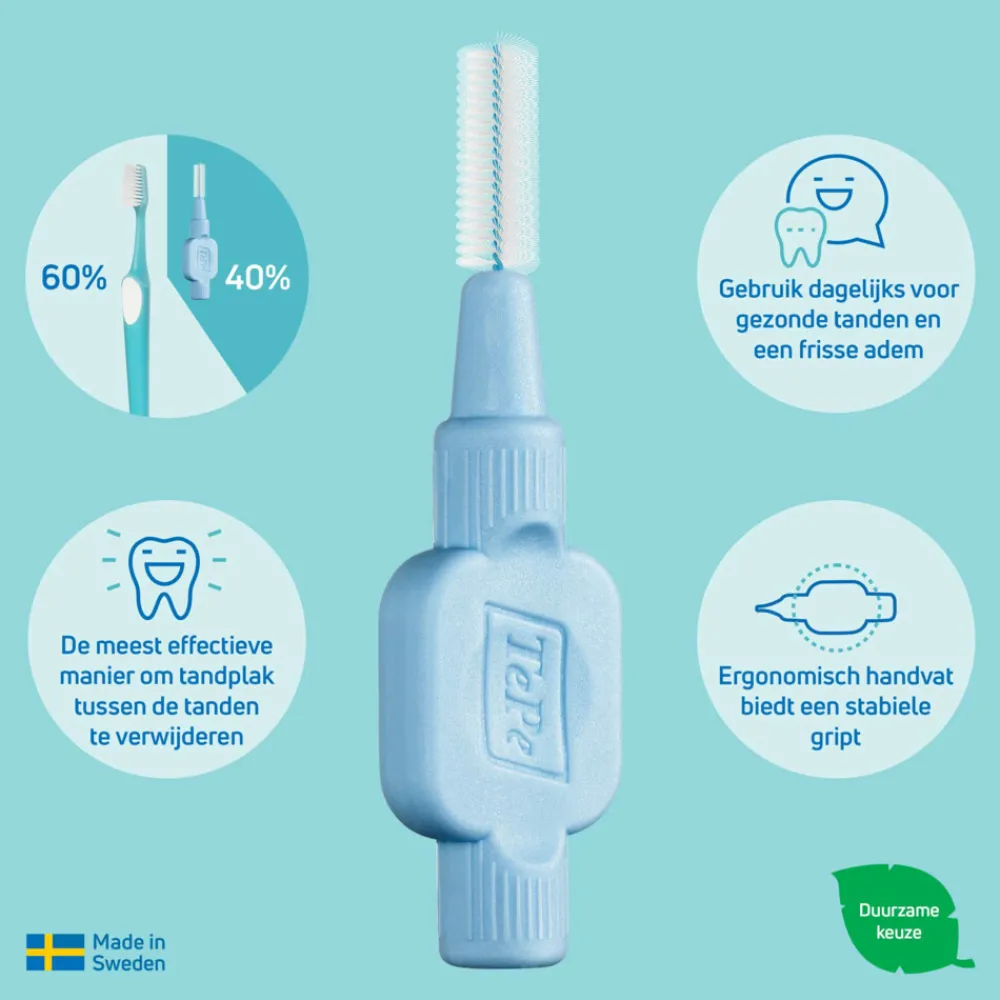 Flossen & Ragen<TePe Ragers Extra Zacht 0,45 mm Lichtoranje 6 stuks