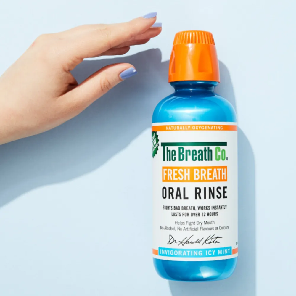 Spoelen & Poetsen<The Breath Co Mondwater Icy Mint 500 ml