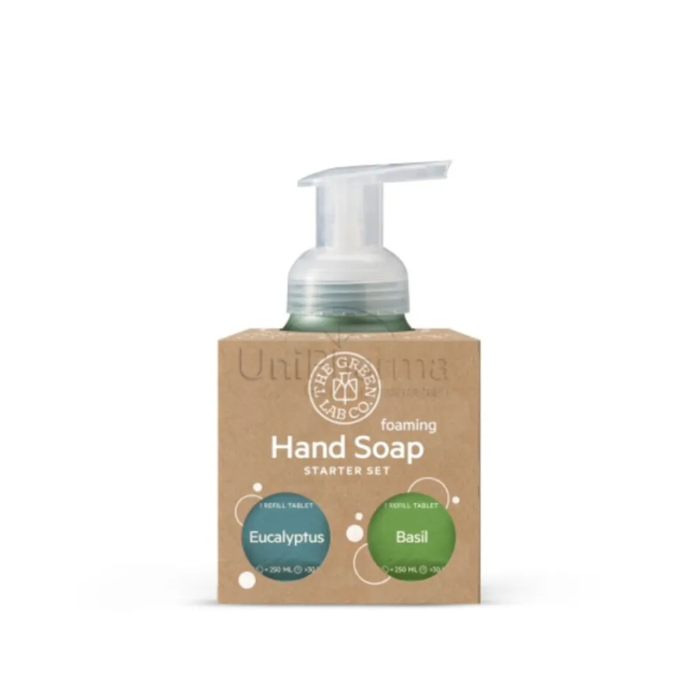 Starterset Handzeep Tabletten Basis Eucalyptus & Basilicum 1 set^The Green Lab Co Hot
