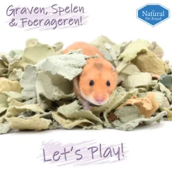 Bodembedekking<The Natural Pet Brand Card N Egg 20 liter