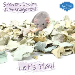 Bodembedekking<The Natural Pet Brand Card N Egg 20 liter