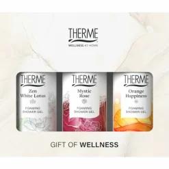 Foaming Shower Favorites Geschenkset Orange Happiness + Zen White Lotus + Mystic Rose 1 set^Therme Outlet