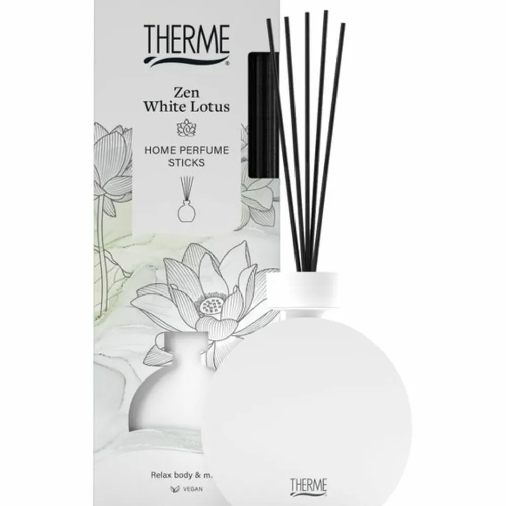 Huisparfum|Geurstokjes<Therme Home Perfume Sticks Zen White Lotus 150 ml