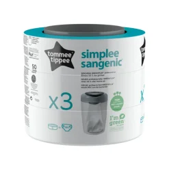 Simplee Sangenic Navulcassette 3 stuks^Tommee Tippee Clearance