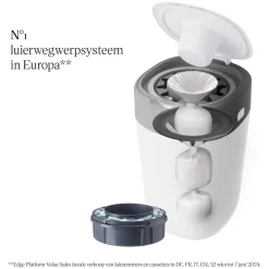 Luiers<Tommee Tippee Twist & Click Luieremmer Wit