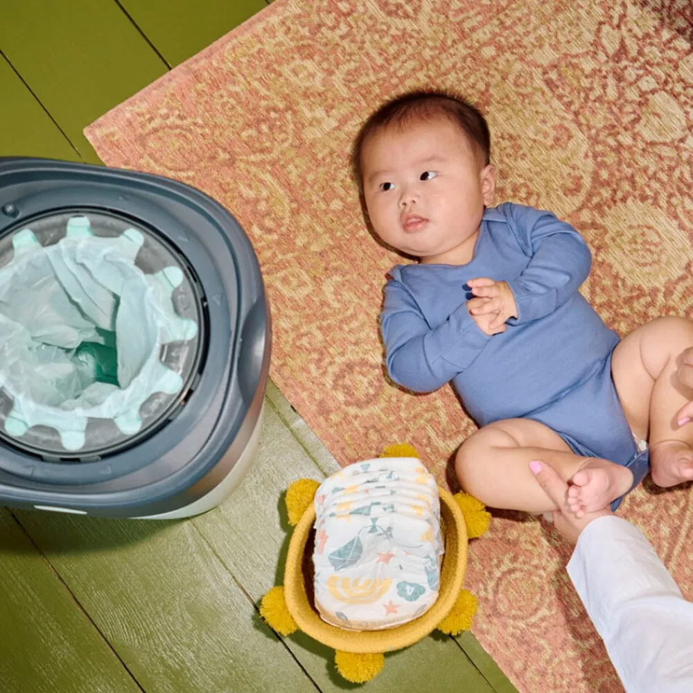 Luiers<Tommee Tippee Twist & Click Luieremmer Wit