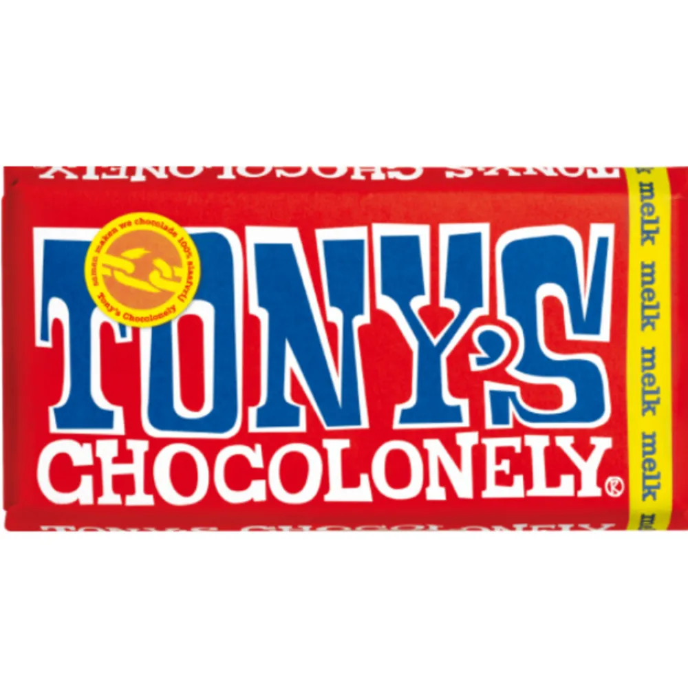 Tony's Chocolonely Melk Original 180 gr^Tonys Chocolonely Clearance