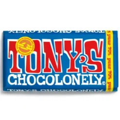 Chocolade<Tonys Chocolonely Tony's Chocolonely Puur Original 180 gr