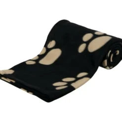 Barney Fleece Hondendeken Zwart - Beige 150 x 100 cm^Trixie New