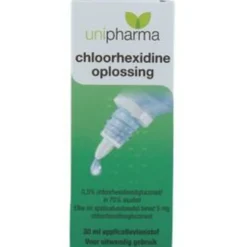 Wondverzorging|Desinfectie<Unipharma Chloorhexidine 0.5% 30 ml