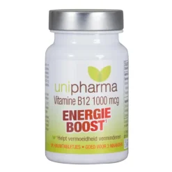Vitaminen<Unipharma Vitamine B12 1000mcg Kauwtabletten 90 stuks