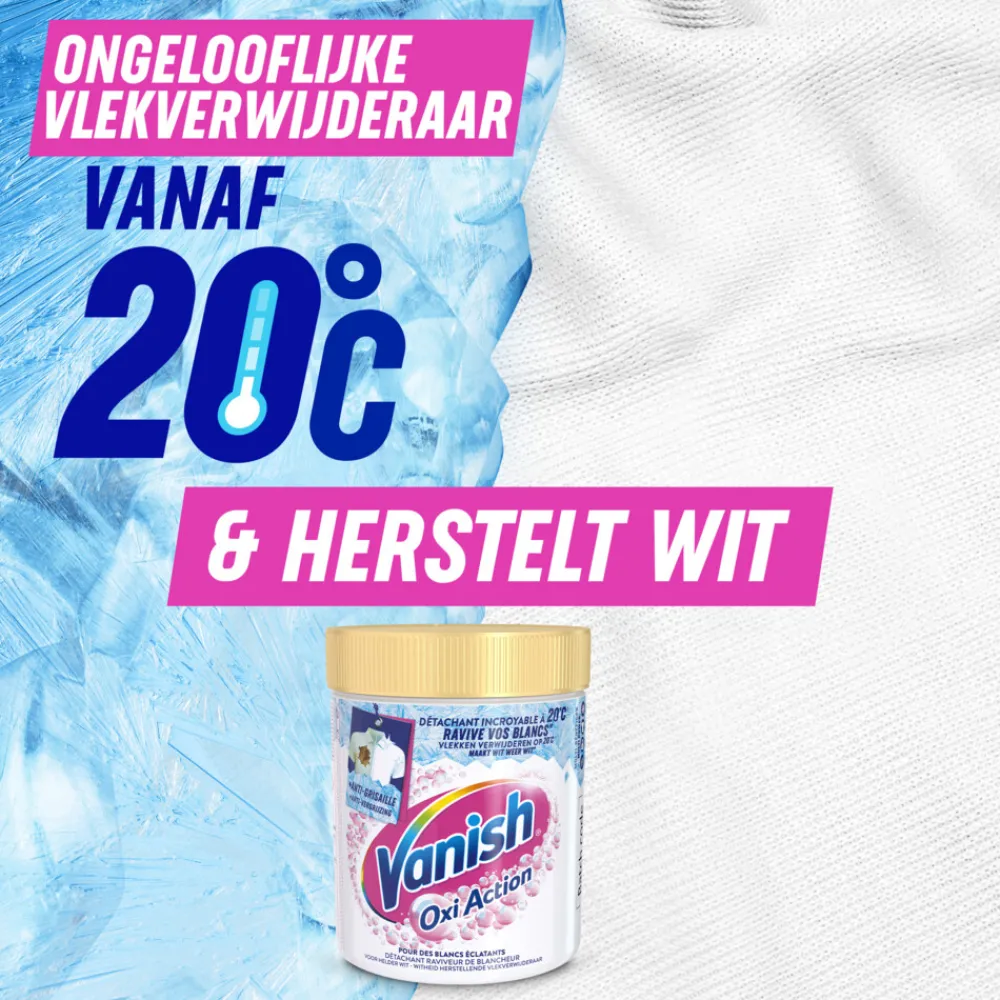Clearance Oxi Action Wasbooster Poeder Witte Was 470 gr Vlekkenverwijderaar