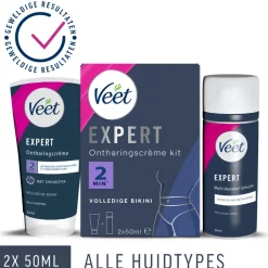 Best Expert Ontharingscrème Bikini Kit 2 x 50 ml Heren Scheren & Ontharen