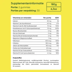 Hair Vitamins Mommy Lemon 60 gummies^Veganboost Outlet